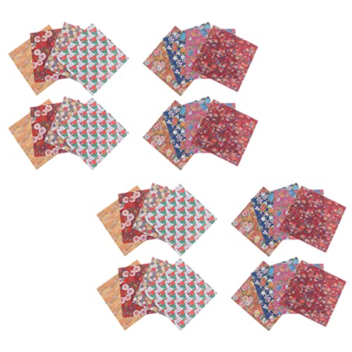 OSALADI 120Blätter DIY Origami Papier Doppelseitiges Quadratisches Bastelpapier mit Kreativen Mustern für Anfänger und Profis für Kunstprojekte und Dekoration von OSALADI