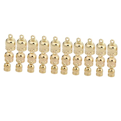 OSALADI 120Stücke Quasten Endkappen für Schmuckherstellung Metallenden für Kordeln für Armbänder und Schlüsselanhänger Retro und Vintage Stil Leicht und Langlebig OSALADI 120Stücke Quasten Endkappen für Schmuckherstellung Metallenden für Kordeln für Armbänder und Schlüsselanhänger Retro und Vintage Stil Leicht und Langlebig von OSALADI