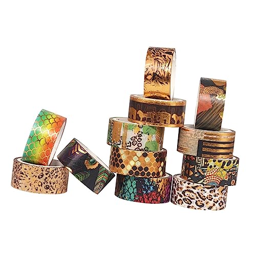 OSALADI 12Rollen Tiermuster Washi Tape Breites Dekorationsklebeband für DIY Basteln Scrapbooking und Partys Wasserfestes und Langlebiges Washi Klebeband OSALADI 12Rollen Tiermuster Washi Tape Breites Dekorationsklebeband für DIY Basteln Scrapbooking und Partys Wasserfestes und Langlebiges Washi Klebeband von OSALADI