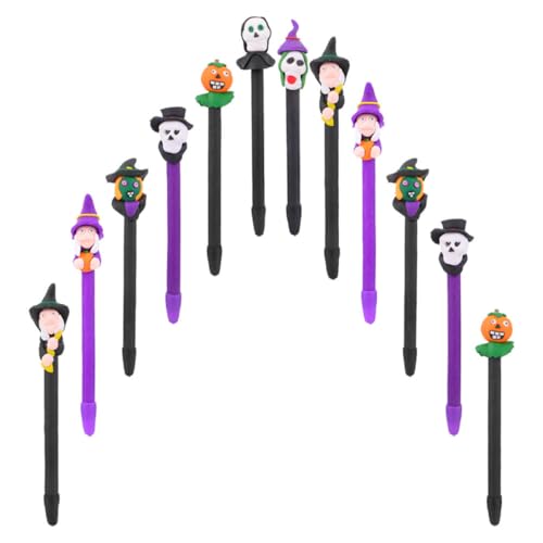OSALADI 12Stücke Halloween Kugelschreiber Kreative Schreibstifte Zufälligen Farben für Studenten und Umweltfreundliches Material Glattes Schreiben für OSALADI 12Stücke Halloween Kugelschreiber Kreative Schreibstifte Zufälligen Farben für Studenten und Umweltfreundliches Material Glattes Schreiben für von OSALADI