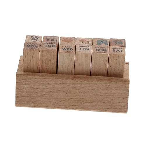 OSALADI 12Stücke Holzstempel DIY Tagebuchstempel für Scrapbooking Projekte Vielseitige Muster für Erwachsene Dekoration für Karten und Planer OSALADI 12Stücke Holzstempel DIY Tagebuchstempel für Scrapbooking Projekte Vielseitige Muster für Erwachsene Dekoration für Karten und Planer von OSALADI