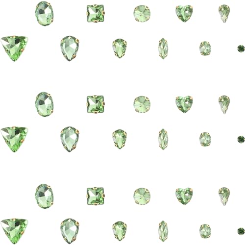 OSALADI 130 Stück Kleidung DIY Strasssteine Edelsteine zum Basteln für glitzernde kleine Strasssteine Tasche selber machen exquisite kleine Strasssteine Glas Green OSALADI 130 Stück Kleidung DIY Strasssteine Edelsteine zum Basteln für glitzernde kleine Strasssteine Tasche selber machen exquisite kleine Strasssteine Glas Green von OSALADI