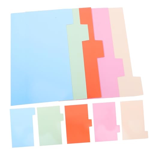 OSALADI 15 Blatt Karteikarte Lesezeichen Tab-teiler Teilen Der Registerkarten Pads Notizbuchteiler Karteikartenring Abschnittsindexteiler Trennblätter Für Seitenordner Beschichtetes Papier OSALADI 15 Blatt Karteikarte Lesezeichen Tab-teiler Teilen Der Registerkarten Pads Notizbuchteiler Karteikartenring Abschnittsindexteiler Trennblätter Für Seitenordner Beschichtetes Papier von OSALADI