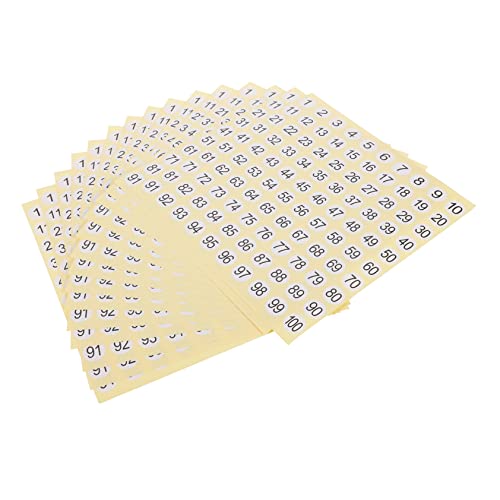 OSALADI 15 Blatt Teiliges Selbstklebende Kleine Runde Zahlenaufkleber Vielseitige Nummernschilder für Büro Schule Kompakte Labels für Schränke Schlüssel Flaschen OSALADI 15 Blatt Teiliges Selbstklebende Kleine Runde Zahlenaufkleber Vielseitige Nummernschilder für Büro Schule Kompakte Labels für Schränke Schlüssel Flaschen von OSALADI