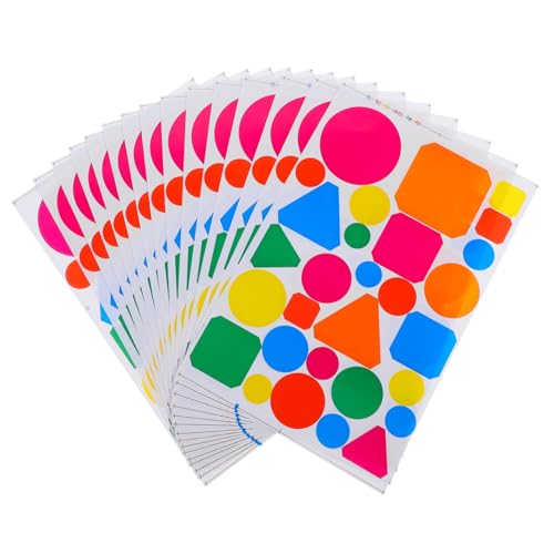 OSALADI 15 Blatt selbstklebendes Etikett klebrig Abziehbild Farbige Etiketten Aufkleber Form groß farbige Markierungsaufkleber Mehrzweckaufkleber Kupferplattenaufkleber OSALADI 15 Blatt selbstklebendes Etikett klebrig Abziehbild Farbige Etiketten Aufkleber Form groß farbige Markierungsaufkleber Mehrzweckaufkleber Kupferplattenaufkleber von OSALADI