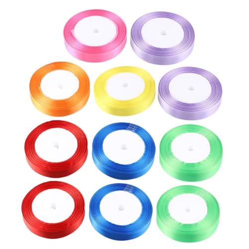 OSALADI 15 Rolle Satinband Solidfarben Dekoratives Geschenkband für DIY Projekte und Verpackungen für Festlichkeiten und Kreative Bastelarbeiten OSALADI 15 Rolle Satinband Solidfarben Dekoratives Geschenkband für DIY Projekte und Verpackungen für Festlichkeiten und Kreative Bastelarbeiten von OSALADI
