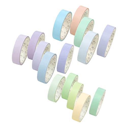 OSALADI 15 Rollen Washi Tape Set Bunte Dekorative Klebebänder für Scrapbooking DIY Handarbeiten Journals und Designs Regenschauer Knospe von OSALADI