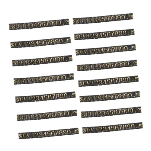 OSALADI 15 Saiten Preisschild Würfel Tags anzeigen Schmuckanhänger zum Verkauf Etiketten -Tags Schmuckanhänger für die Preisgestaltung Schmuck Tags Schmuck-Tags Plastik von OSALADI