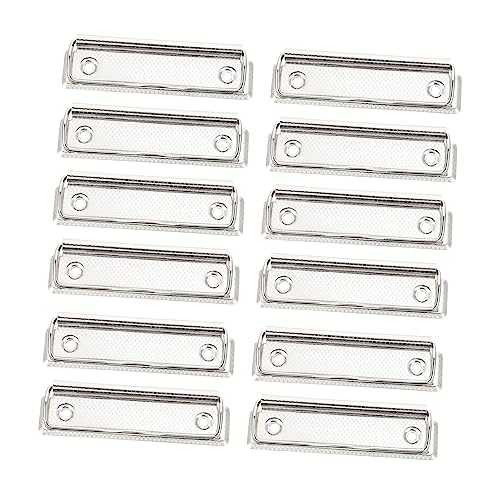 OSALADI 15 Stück Metallplattenclip Aluminium Büro-Klemmbrett Bretter Planke mit Pinnwand-Clips Hardware-Ersatz für Zwischenablageklammern Mini-Clipboard-Clips Eisen Silver OSALADI 15 Stück Metallplattenclip Aluminium Büro-Klemmbrett Bretter Planke mit Pinnwand-Clips Hardware-Ersatz für Zwischenablageklammern Mini-Clipboard-Clips Eisen Silver von OSALADI