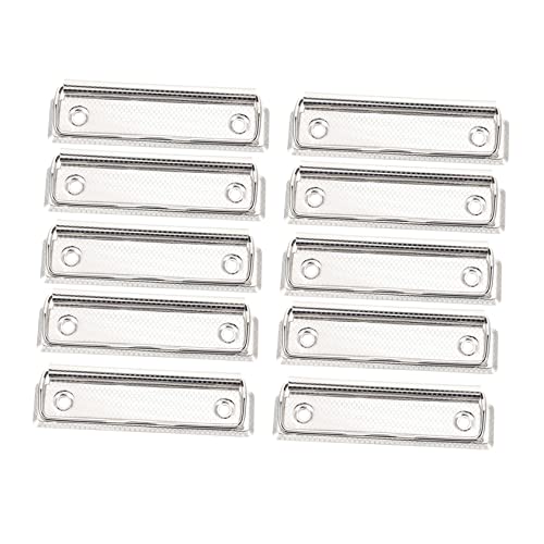 OSALADI 15 Stück Metallplattenclip Mit Büro-klemmbrett Klemmbretter Planke Clips Zwischenablage Aluminium Montierbar Feilenclip Aus Metall Clip Für Dateien Silver Eisen OSALADI 15 Stück Metallplattenclip Mit Büro-klemmbrett Klemmbretter Planke Clips Zwischenablage Aluminium Montierbar Feilenclip Aus Metall Clip Für Dateien Silver Eisen von OSALADI