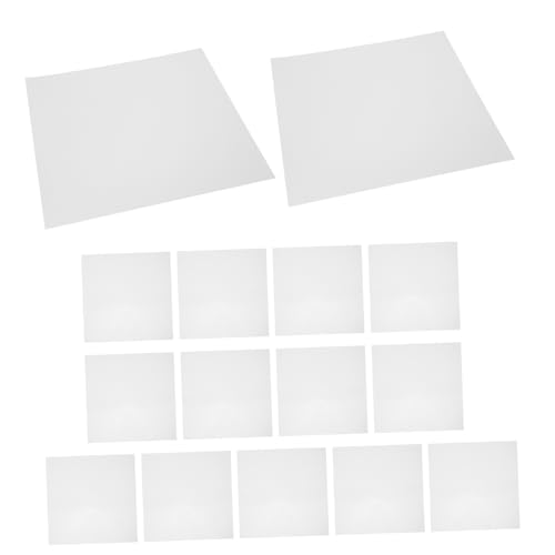 OSALADI 15 Stück Polyester Filmvorlage schneideschablone kunststoff Plastikschablone Schablonenfolie Bastelschablonen Schablonenrohlinge Vorlage Schablone das Haustier Weiß von OSALADI