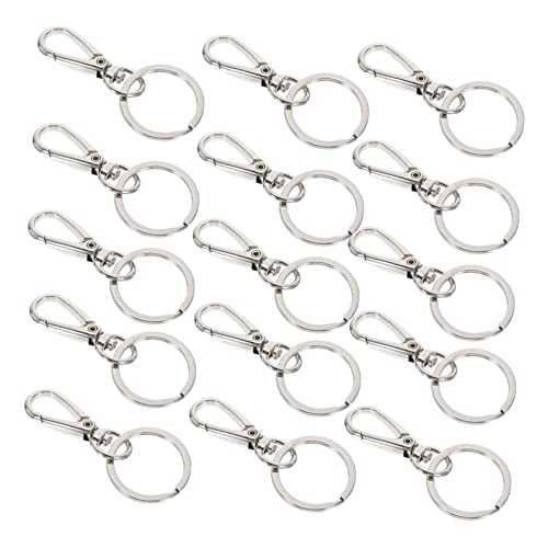 OSALADI 15 Stück Schlüsselring Clips Zinklegierung Teiliges Karabiner Schlüsselanhänger Zubehör für DIY Projekte Praktische und Lösungen für Schlüsselorganisation OSALADI 15 Stück Schlüsselring Clips Zinklegierung Teiliges Karabiner Schlüsselanhänger Zubehör für DIY Projekte Praktische und Lösungen für Schlüsselorganisation von OSALADI