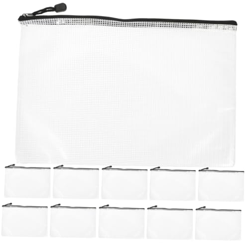 OSALADI 15 Stück Schwarzer Reißverschlussbeutel Schule Organisatoren und Aufbewahrung Ordner Taschen kleine Reißverschlusstasche Dateibeutel mit Reißverschluss PVC Black OSALADI 15 Stück Schwarzer Reißverschlussbeutel Schule Organisatoren und Aufbewahrung Ordner Taschen kleine Reißverschlusstasche Dateibeutel mit Reißverschluss PVC Black von OSALADI