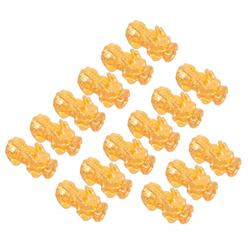 OSALADI 15 Stück Strass-Abstandsperlen Glücksperlen Feng Shui Charme Schmuckperlen zur Herstellung von Schmuck Pi Yao Perlen für Schmuck Abstandsperlen-Anhänger Legierung Golden OSALADI 15 Stück Strass-Abstandsperlen Glücksperlen Feng Shui Charme Schmuckperlen zur Herstellung von Schmuck Pi Yao Perlen für Schmuck Abstandsperlen-Anhänger Legierung Golden von OSALADI