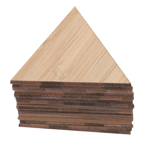 OSALADI 15 Stück Teiliges DIY Dreieck Bambus scheiben Doppelseitig Blanke Malmaterialien Natürliche Bambusstücke Sichere Bastelmaterialien für Personalisierte Anhänger und Lesezeichen OSALADI 15 Stück Teiliges DIY Dreieck Bambus scheiben Doppelseitig Blanke Malmaterialien Natürliche Bambusstücke Sichere Bastelmaterialien für Personalisierte Anhänger und Lesezeichen von OSALADI