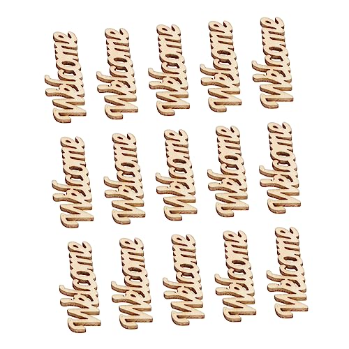 OSALADI 15 Stück Teiliges Holz Willkommensschild für Hochzeiten und Partys Deko Element Naturholz für Festliche Anlässe Vielseitig Einsetzbar als Wand oder Tischdekoration OSALADI 15 Stück Teiliges Holz Willkommensschild für Hochzeiten und Partys Deko Element Naturholz für Festliche Anlässe Vielseitig Einsetzbar als Wand oder Tischdekoration von OSALADI