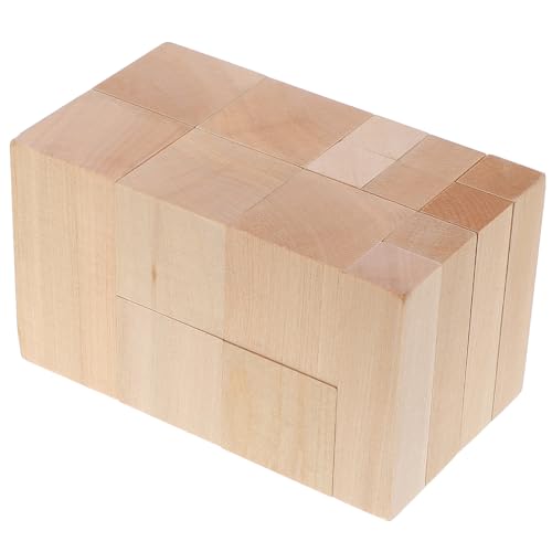 OSALADI 15 Stück Teiliges Holzschnitzblock Unbehandeltem Lindenholz in Drei Holzklötze zum Basteln Schnitzen Gravieren für DIY Holzkunst und Heimdekoration OSALADI 15 Stück Teiliges Holzschnitzblock Unbehandeltem Lindenholz in Drei Holzklötze zum Basteln Schnitzen Gravieren für DIY Holzkunst und Heimdekoration von OSALADI