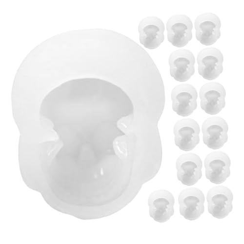 OSALADI 15 Stück Teiliges Silikon-schädel-formset mit Feiner Detailgravur Vielseitig für Resin Epoxidharz DIY Schmuckherstellung Kerzen Wachs-gießen für Anfänger und Profis Halloween OSALADI 15 Stück Teiliges Silikon-schädel-formset mit Feiner Detailgravur Vielseitig für Resin Epoxidharz DIY Schmuckherstellung Kerzen Wachs-gießen für Anfänger und Profis Halloween von OSALADI