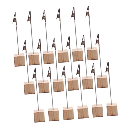 OSALADI 15 Stück Visitenkartenhalter aus Holz Stand Styling Notizen Inhaber Loch Platzkartenhalter für den Tisch Modellhalter Tischkartenhalter Bilderständer Fotoclip Eisen OSALADI 15 Stück Visitenkartenhalter aus Holz Stand Styling Notizen Inhaber Loch Platzkartenhalter für den Tisch Modellhalter Tischkartenhalter Bilderständer Fotoclip Eisen von OSALADI