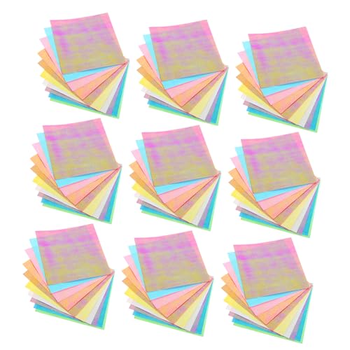 OSALADI 150 Stück Farben Glänzendes Perlmuttartiges Faltpapier Quadratisch für Diy Dekoration Scrapbooking Kunst und Bastelprojekte von OSALADI