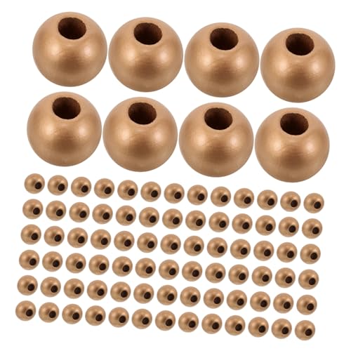 OSALADI 150 Stück Große Loch Holzperlen für DIY Schmuckherstellung Natürlich Gefärbte Runde Holzperlen Vielseitig für Armbänder Schlüsselanhänger Heimdekoration Leichte und Sichere OSALADI 150 Stück Große Loch Holzperlen für DIY Schmuckherstellung Natürlich Gefärbte Runde Holzperlen Vielseitig für Armbänder Schlüsselanhänger Heimdekoration Leichte und Sichere von OSALADI