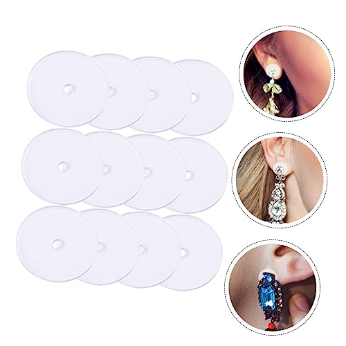 OSALADI 150 Stück Ohrstecker Stopper aus Mildem Transparent Leicht und Bequem Runde Ohrring Pads für DIY Schmuckherstellung Schmerzlindernde Ohrstecker und Creolen OSALADI 150 Stück Ohrstecker Stopper aus Mildem Transparent Leicht und Bequem Runde Ohrring Pads für DIY Schmuckherstellung Schmerzlindernde Ohrstecker und Creolen von OSALADI