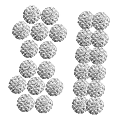 OSALADI 150 Stück Strassperlen bunt groß Herstellung Basteln lose für Schmuckzubehör Metallperlen Schüttgüter DIY Charms Perlen zarte Polymertonperlen Polymer-Ton Silver OSALADI 150 Stück Strassperlen bunt groß Herstellung Basteln lose für Schmuckzubehör Metallperlen Schüttgüter DIY Charms Perlen zarte Polymertonperlen Polymer-Ton Silver von OSALADI