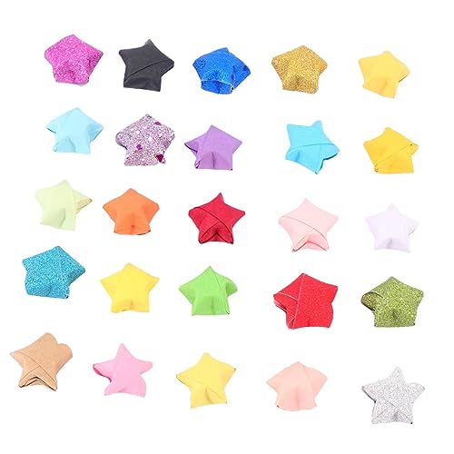 OSALADI 1500 Stück Sternfaltpapier arts and crafts for origami für origami schulmaterial Children's art farbiges Papier Sterne Pentagramm-Origami-Papier DIY zubehör OSALADI 1500 Stück Sternfaltpapier arts and crafts for origami für origami schulmaterial Children's art farbiges Papier Sterne Pentagramm-Origami-Papier DIY zubehör von OSALADI
