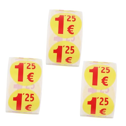 OSALADI 1500 Stück Teiliges Preisaufkleber Rund Euro Preisetiketten Selbstklebend Farbige Preisschilder Supermarkt Aufkleber für Warenkennzeichnung OSALADI 1500 Stück Teiliges Preisaufkleber Rund Euro Preisetiketten Selbstklebend Farbige Preisschilder Supermarkt Aufkleber für Warenkennzeichnung von OSALADI