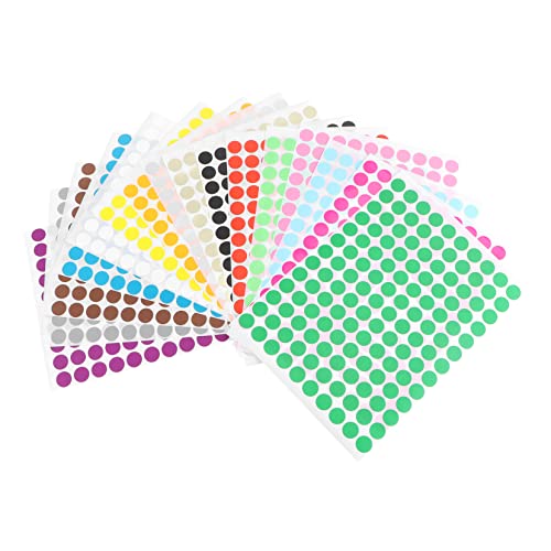 OSALADI 16 Blatt Aufkleber Selbstklebend Farbige Markierungspunkte Geschenketiketten für Halloween Geburtstagsgeschenke Scrapbooking und Kalenderplanung OSALADI 16 Blatt Aufkleber Selbstklebend Farbige Markierungspunkte Geschenketiketten für Halloween Geburtstagsgeschenke Scrapbooking und Kalenderplanung von OSALADI
