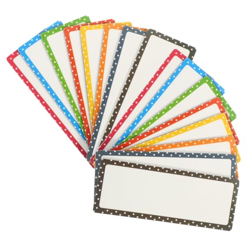 OSALADI 16 Blatt Magnetische Wiederverwendbare Namensschilder Abwischbare Etiketten für Kühlschrank und Klassenzimmer Flexible Pet Materialien Einfach zu Entfernen ohne Rückstände OSALADI 16 Blatt Magnetische Wiederverwendbare Namensschilder Abwischbare Etiketten für Kühlschrank und Klassenzimmer Flexible Pet Materialien Einfach zu Entfernen ohne Rückstände von OSALADI