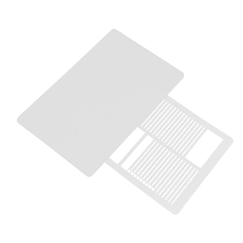 OSALADI 16 Stück Protokoll Malerei Vorlage Karten Scrapbook -vorlagen Schablone Für Notizen Buchschablonen Für Das Journaling Diy-zeichnungsvorlagen Journal -schablone Weiß Das Haustier OSALADI 16 Stück Protokoll Malerei Vorlage Karten Scrapbook -vorlagen Schablone Für Notizen Buchschablonen Für Das Journaling Diy-zeichnungsvorlagen Journal -schablone Weiß Das Haustier von OSALADI