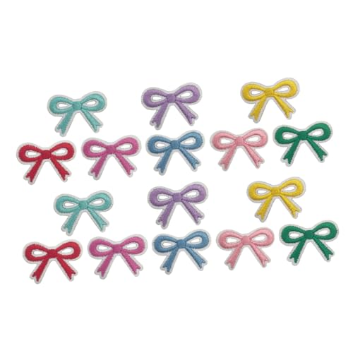 OSALADI 16 Stück Teiliges Bestickte Schleifen Patches aus Langlebigem Polyester Selbstklebend Aufbügeln für DIY Kleidung Rucksäcke Jeans Taschen und Hüte Farbenfrohe Applikationen OSALADI 16 Stück Teiliges Bestickte Schleifen Patches aus Langlebigem Polyester Selbstklebend Aufbügeln für DIY Kleidung Rucksäcke Jeans Taschen und Hüte Farbenfrohe Applikationen von OSALADI