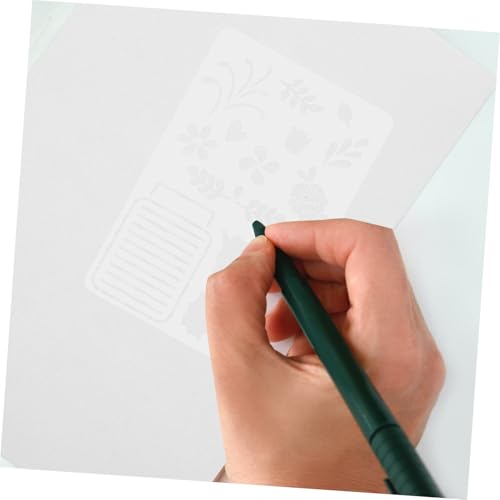OSALADI 16 Stück Teiliges Malvorlagen aus Langlebigem Pet mit Vielseitigen Schablonen für DIY Tagebücher Scrapbooking Wand und Holzdekoration Wiederverwendbar Leicht zu Reinigen Kreative OSALADI 16 Stück Teiliges Malvorlagen aus Langlebigem Pet mit Vielseitigen Schablonen für DIY Tagebücher Scrapbooking Wand und Holzdekoration Wiederverwendbar Leicht zu Reinigen Kreative von OSALADI