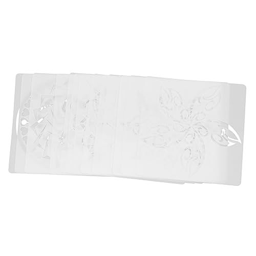 OSALADI 16 Stück Teiliges Mandala Malvorlagen Wiederverwendbare Schablonen für Diy Projekte Pet Sicher für Scrapbooking und Wanddekoration von OSALADI