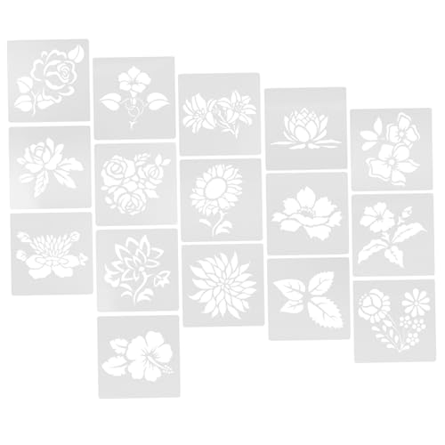 OSALADI 16 Stück Wanddekoration Mit Floralen Kunstwerken Schablonenkunstvorlagen Malerei Zeichnung Machen Blumen- Botanisch Diy Bastelschablone Wände Groß Weiß Das Haustier OSALADI 16 Stück Wanddekoration Mit Floralen Kunstwerken Schablonenkunstvorlagen Malerei Zeichnung Machen Blumen- Botanisch Diy Bastelschablone Wände Groß Weiß Das Haustier von OSALADI