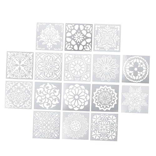 OSALADI 16 Teilige Malvorlage Mandala Schablone Gesichtsbemalungsschablonen Mandala Formschablonen Bastelschablonen Farbschablonen Für Wände Mandala Malerei Mandala Zeichenformen OSALADI 16 Teilige Malvorlage Mandala Schablone Gesichtsbemalungsschablonen Mandala Formschablonen Bastelschablonen Farbschablonen Für Wände Mandala Malerei Mandala Zeichenformen von OSALADI