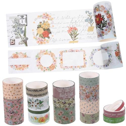 OSALADI 18 Rollen Washi Tape Dekoratives Klebeband pro Selbstklebende Diy Papiertapes für Scrapbooking Journals Bastelprojekte Muster und Farben für Kunsthandwerk und Dekoration OSALADI 18 Rollen Washi Tape Dekoratives Klebeband pro Selbstklebende Diy Papiertapes für Scrapbooking Journals Bastelprojekte Muster und Farben für Kunsthandwerk und Dekoration von OSALADI