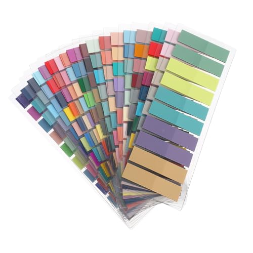 OSALADI 18 Sätze Haftnotizen Index Tabs Selbstklebend aus Bunte Page Marker für Effiziente Organisation von Büchern und Akten Schreibbare Haftstreifen für Büro und Studium OSALADI 18 Sätze Haftnotizen Index Tabs Selbstklebend aus Bunte Page Marker für Effiziente Organisation von Büchern und Akten Schreibbare Haftstreifen für Büro und Studium von OSALADI