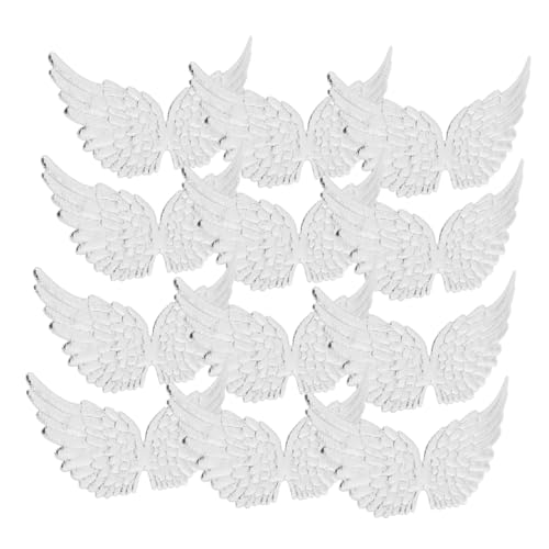 OSALADI 18 Stück Flügelbekleidungszubehör Hochzeitsdeko Selber Machen Engelsflügel Dekoration Engelsflügel-anhänger Flügel Engelsflügel Handwerk Engelsflügelverzierung Silver Stoff OSALADI 18 Stück Flügelbekleidungszubehör Hochzeitsdeko Selber Machen Engelsflügel Dekoration Engelsflügel-anhänger Flügel Engelsflügel Handwerk Engelsflügelverzierung Silver Stoff von OSALADI