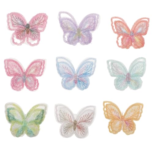 OSALADI 18 Stück Organza Schmetterling Patches Doppel-layer Applikationen Stickerei Spitze DIY Kleidung Rucksäcke Hüte Jeans Reparatur Dekoration OSALADI 18 Stück Organza Schmetterling Patches Doppel-layer Applikationen Stickerei Spitze DIY Kleidung Rucksäcke Hüte Jeans Reparatur Dekoration von OSALADI