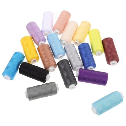 OSALADI 18 Stück Polyester Spulen für Hand und Maschinen Nähen für Diy Reparaturen und Kreative Projekte mit Bunten Farbvarianten OSALADI 18 Stück Polyester Spulen für Hand und Maschinen Nähen für Diy Reparaturen und Kreative Projekte mit Bunten Farbvarianten von OSALADI