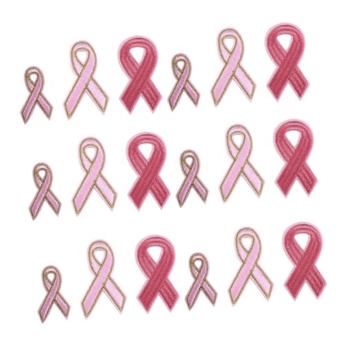 OSALADI 18 Stück Teiliges Bestickte Rosa Schleifen Patches zum Aufbügeln Waschbare Stoffflicken für DIY Kleidung Einfache Anwendung Hautfreundlich zum Reparieren und Verzieren von Jacken OSALADI 18 Stück Teiliges Bestickte Rosa Schleifen Patches zum Aufbügeln Waschbare Stoffflicken für DIY Kleidung Einfache Anwendung Hautfreundlich zum Reparieren und Verzieren von Jacken von OSALADI