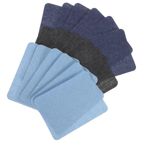OSALADI 18 Stück Teiliges Denim Bügelpatches Selbstklebend Aufnähen Vielseitige Kleidung Dekoration Robuste Stickerei Flicken für Jeans Taschen Schuhe und Diy Reparatur OSALADI 18 Stück Teiliges Denim Bügelpatches Selbstklebend Aufnähen Vielseitige Kleidung Dekoration Robuste Stickerei Flicken für Jeans Taschen Schuhe und Diy Reparatur von OSALADI
