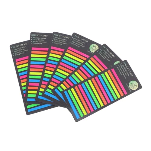 OSALADI 1800pcs Long Strip Index Registerkarten Für Buchanmerkungen Seitenmarkierungen Ideal Für Journals Notebooks Lehrbücher B OSALADI 1800pcs Long Strip Index Registerkarten Für Buchanmerkungen Seitenmarkierungen Ideal Für Journals Notebooks Lehrbücher B von OSALADI
