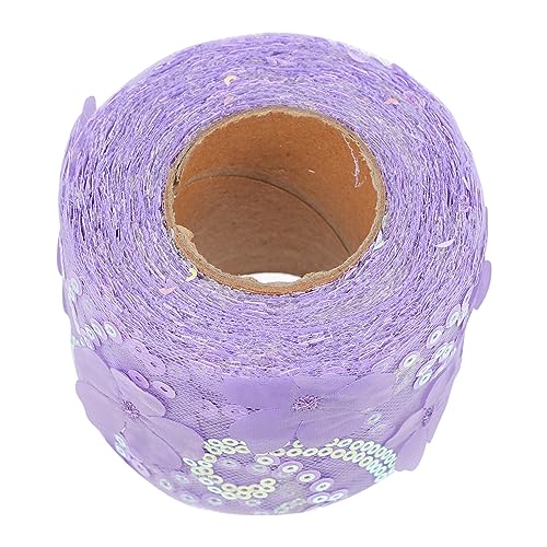 OSALADI 1Rolle DIY Paillettenband Yards Ribbon Für Basteln Haaraccessoires Und Geschenkverpackung Elegantes Dekoband Für Projekte Und Besondere Anlässe von OSALADI