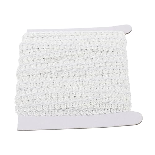 OSALADI 1Rolle DIY Spitzenbesatz Yards Wellenförmiger Gardinenbesatz Polyester für Nähprojekte für Vorhänge Kleidung und Tischdecken Langlebig und Vielseitig von OSALADI