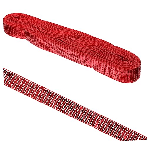 OSALADI 1Rolle Dekorative Paillettenborte Reihig Yards Vielseitiges Kostümzubehör für DIY Handarbeiten Langlebiges und Sicheres Material für Kleidung Wohnkultur und Accessoires von OSALADI