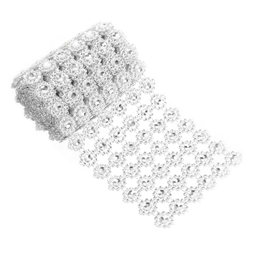 OSALADI 1Rolle Diamant Mesh Wickelrolle für Bastelprojekte Reihiger Schneidbarer Kostümbesatz Multifunktionales Dekorationsmaterial für Kleidung Taschen und DIY Projekte OSALADI 1Rolle Diamant Mesh Wickelrolle für Bastelprojekte Reihiger Schneidbarer Kostümbesatz Multifunktionales Dekorationsmaterial für Kleidung Taschen und DIY Projekte von OSALADI