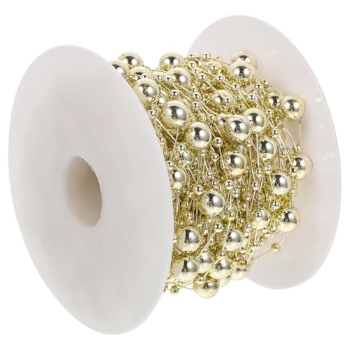 OSALADI 1Rolle Ersatzarmbandkette Metallperlen für DIY Schmuckherstellung für Hochzeit und Dekoration von Kleidung und Accessoires Langlebig und Vielseitig von OSALADI